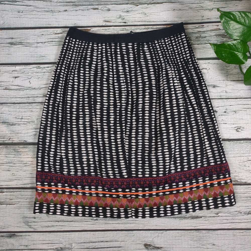 Anthropologie Beribboned Rings Skirt